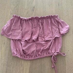 Pink tube top